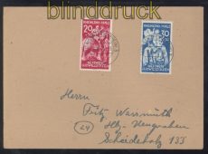 franz. Zone Rheinland Pfalz Mi # 30 II + 31 I Ludwigshafen 1948 (49468)