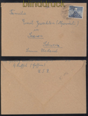 Bund Mi #  150 EF Auslands-Brief Otto-Motor Immenhaus 1952 (49491)