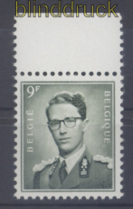 Belgien Mi # 1133 postfrisch Oberrandmarke (49505)