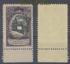 Liechtenstein Mi #   53 B  postfrisch kleine Z�hne  (49523)
