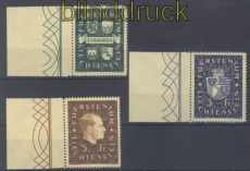 Liechtenstein Mi #  183/85 postfrisch Wappen und F�rst Franz Josef II (49525)