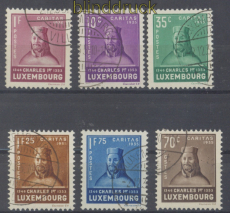 Luxemburg Mi # 284/89 gestempelt Kinderhilfe 1935 (49529)
