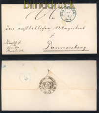 Altdeutschland Hannover Osanbr�ck Polizei-Dienstbriefh�lle nach Dannenberg(49602