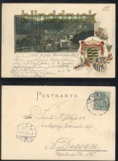 Bad Thal farb-Prge-AK Totalansicht 1901 (d8049)