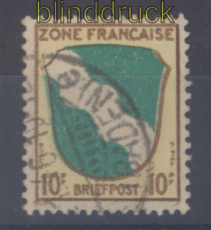 franz. Zone allg. Ausgabe Mi #  5 gestempelt (49749)