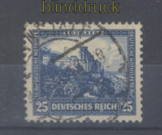 dt. Reich Mi # 461 gestempelt 25 Pfg. Nothilfe 1931 (49752)