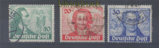 Berlin Mi #  61/63 Goethe-Satz gestempelt  (49782)