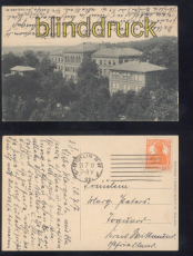 Berlin-Steglitz sw-AK K�nigl. Blindenanstalt 1917 (d8059)