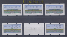 Bund ATM 1993 Mi # 2 Type 1.1 Versandstellensatz 1 postfrisch (49829)
