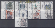 Bund Mi # 2139/2206 gestempelt linken Seitenrand DM/-Sehenswrdigkeiten (49919)