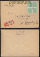 all. Besetzung Mi # 958 b 4er-Block R-Brief Oberaudorf ArGe farbgeprft (49789)