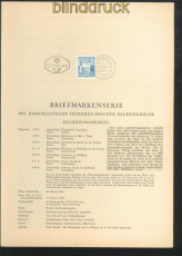 sterreich Mi # 1046/55 Erluterungsbltter (45772)
