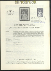 sterreich Mi # 1097 Erluterungsbltter Unterschriften Entwerfer und (45790)