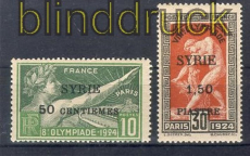 Syrien Mi # 227+229 postfrisch Olympische Spiele(21248)