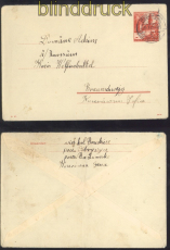 Generalgouvernement GSU U 2/01 Radomsk 1942 nach Braunschweig (49946)