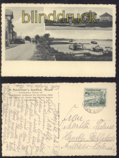 Hoopte sw-AK zwei Ansichten Ruschmeyers Gasthof 1938 (d8065)