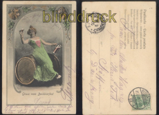 Berlin farb-AK Gruss vom Bockbierfest 1905 (d8074)