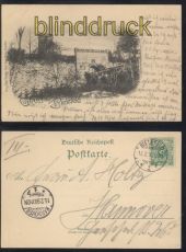 Bielefeld sw-AK Gruss aus ..... Sparrenburg Thor 1898 (d8099)