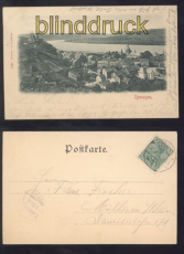Remagen sw-AK Totalansicht 1900 (d8188)