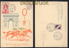 Frankreich Ausstellungskarte 1953 Salon de L`Automobile Paris Sonderstemp(49857)