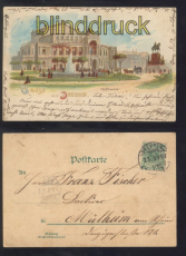 Dresden farb-Litho-AK Gruss aus ..... Hoftheater 1899 (d8210)