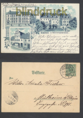 Wittenberg farb-AK Gruss aus ..... drei Ansichten 1900 (d8247)