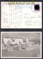 Schlesien Landpoststempel Heufuderbaude ber Bad Flinsberg 1942  (50229)