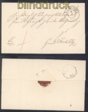 Vorphila-Briefhlle Schlesien Leschnitz nach Gro Strelitz Feuser # 2003-2(50146
