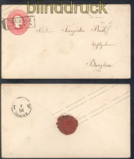 Preussen Ganzsachenumschlag Neusalz nach Bunzlau Feuser # 2323 (50170)
