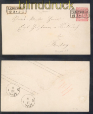 NDP Ganzsachenumschlag GSU U 1 A a Langenoels nach Flinsberg (50194)