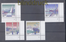 Bund Mi # 1650/53 postfrisch Sportmarken 1993 Eckrand-Marken mit Formnumm(50321)