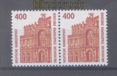 Bund Mi # 1562 postfrisch Sehenswrdigkeiten waagerechtes Paar (50370)