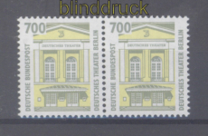 Bund Mi # 1691 postfrisch Sehenswrdigkeiten waagerechtes Paar (50372)