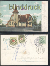 Krefeld farb-AK Stadtwald 1905 (d8278)