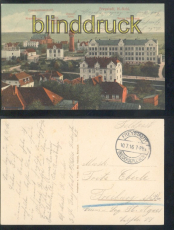 Freystadt N.-Schl. farb-AK Panoramaansicht Feldpost 1916 (d8296)