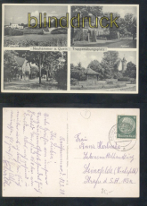 Neuhammer a. Queis sw-AK Truppenbungsplatz vier Ansichten 1939 (d8314)