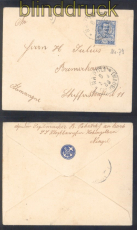 dt. Reich Schiffspost Segelmacher Lloyddampfer SS Hohenzollern Neapel  (50406)