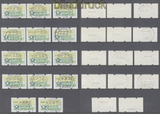 Bund ATM 1981 Mi # 1.1 gestempelt VS 1 Ersttag verschiedene Orte (50445)