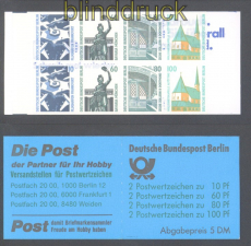 Berlin Markenheftchen Mi # 15 postfrisch Sehenswrdigkeiten Markenheftchen(50520