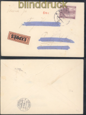 Bhmen und Mhren Mi # 33 EF auf Eilbotenbrief nach Prag (50594)