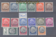 dt. Besetzung 2. WK Elsa Mi # 1/16 Aufdrucksatz postfrisch (50622)