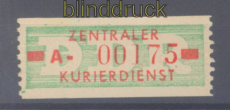 DDR Dienstmarken B Mi # 30 I A Rostock postfrisch (50658)