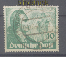 Berlin Mi #  61 gestempelt 10 Pfg. Goethe (50670)
