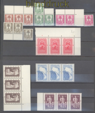 Belgien Mi #  952/59 (3) postfrisch Tuberkulose (50672)