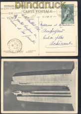 Frankreich GSK P 66 FDC Sonderstempel Ansicht Nr. 5 Kanadierdenkmal (50673)