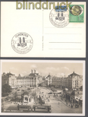 Bund Mi #  141 EF NABA Wuppertal SSt. Bundestreffen der Schlesier Mnchen(50654)