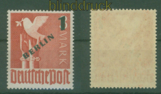 Berlin Mi #  67 postfrisch Hchstwert Grnaufdruck Berlin  (51000)
