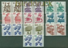 Berlin Mi # 402/11 und 453 postfrisch Unfallverh�tung waagerechte Paare (51022)