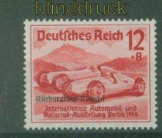 dt. Reich Mi # 696 postfrisch Nrburgring-Rennen (50903)
