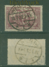 dt. Reich Mi # 115 d gestempelt geprft Winkler BPP (50737)
